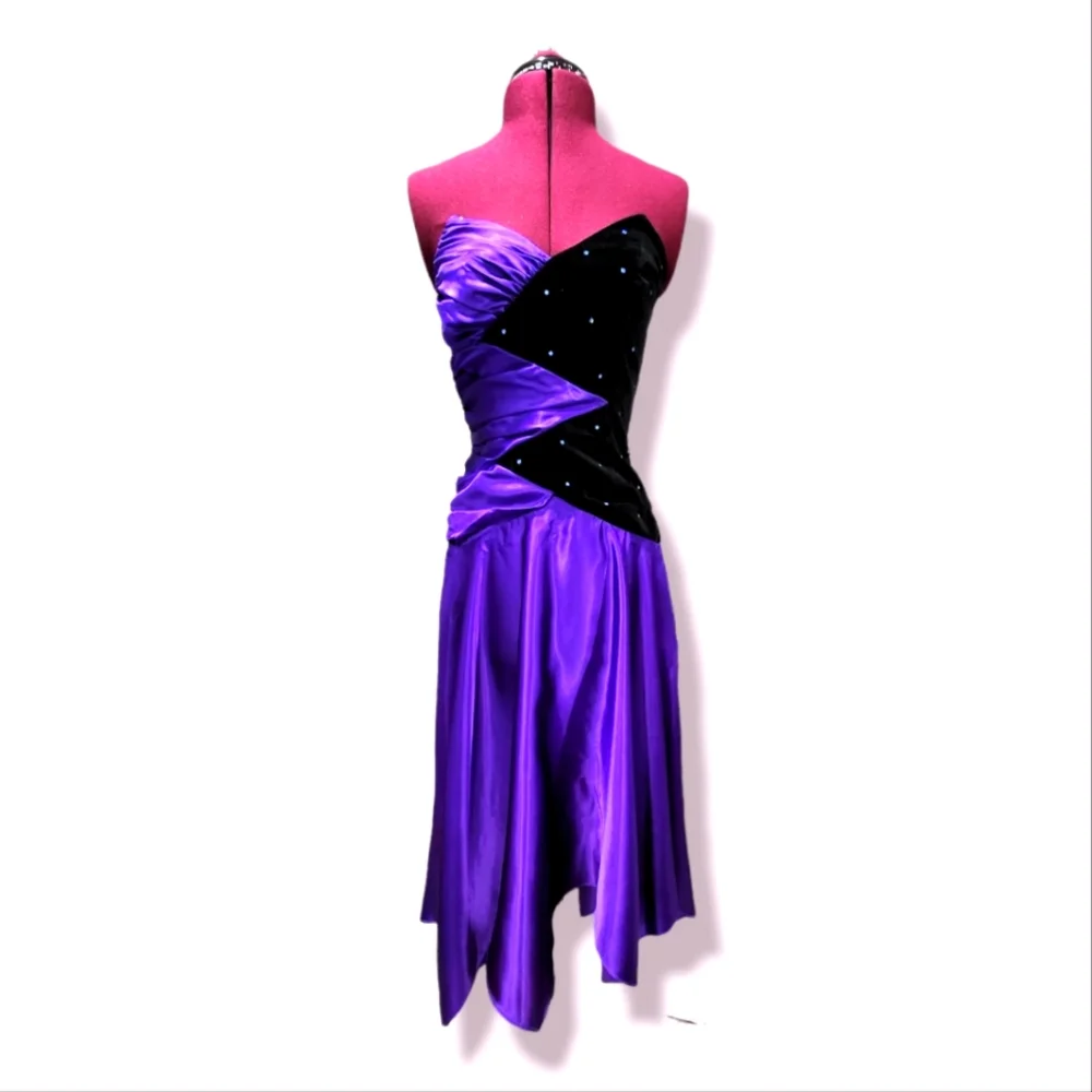 Vintage 80s dance dress - Picture 1 of 7